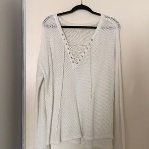 Loose woven sweater